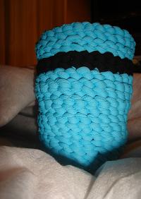 Cesto turquesa e preto: 10.00 trapilhices